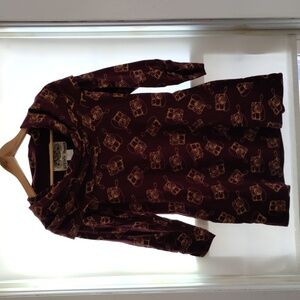 Medium women's Effie's heart cowl neck dress